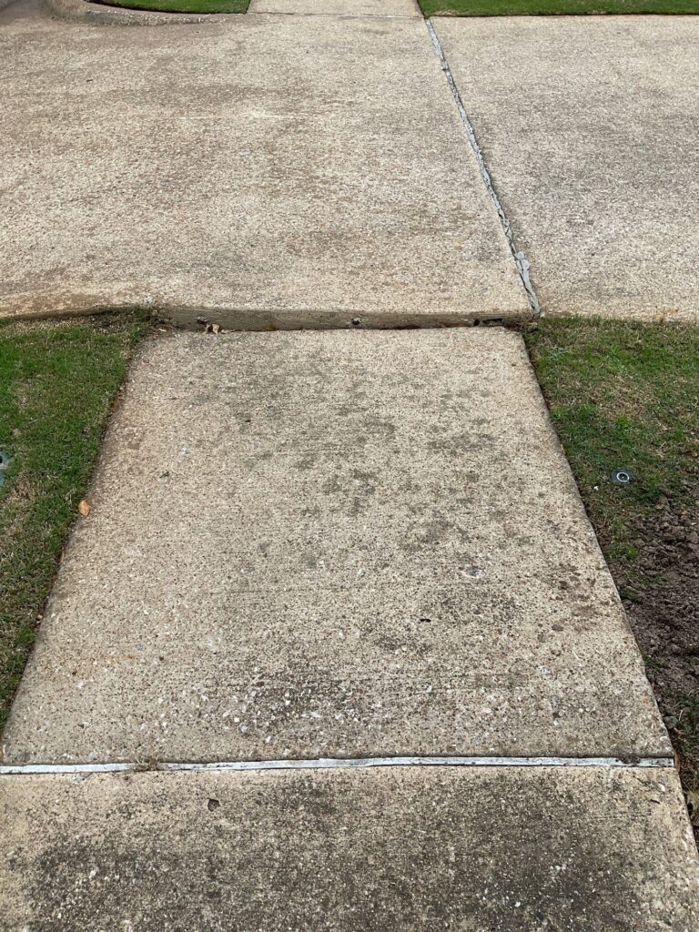 Concrete lifting service by Foundation Werks in McKinney using poly foam technology for leveling solutions.