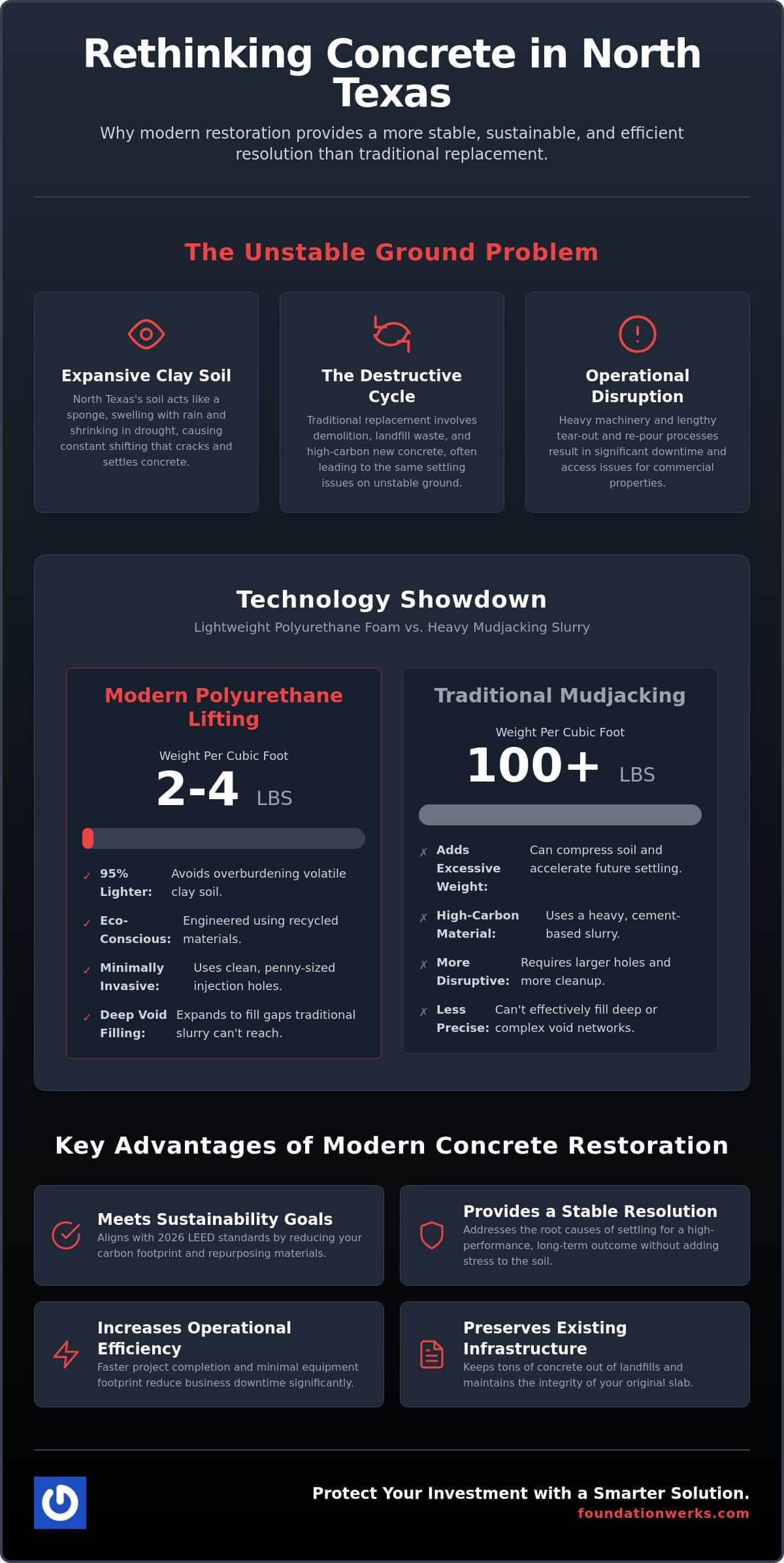 Sustainable Concrete Repair in North Texas: 2026 Trends and Technologies