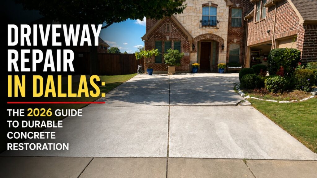Driveway Repair in Dallas: The 2026 Guide to Durable Concrete Restoration
