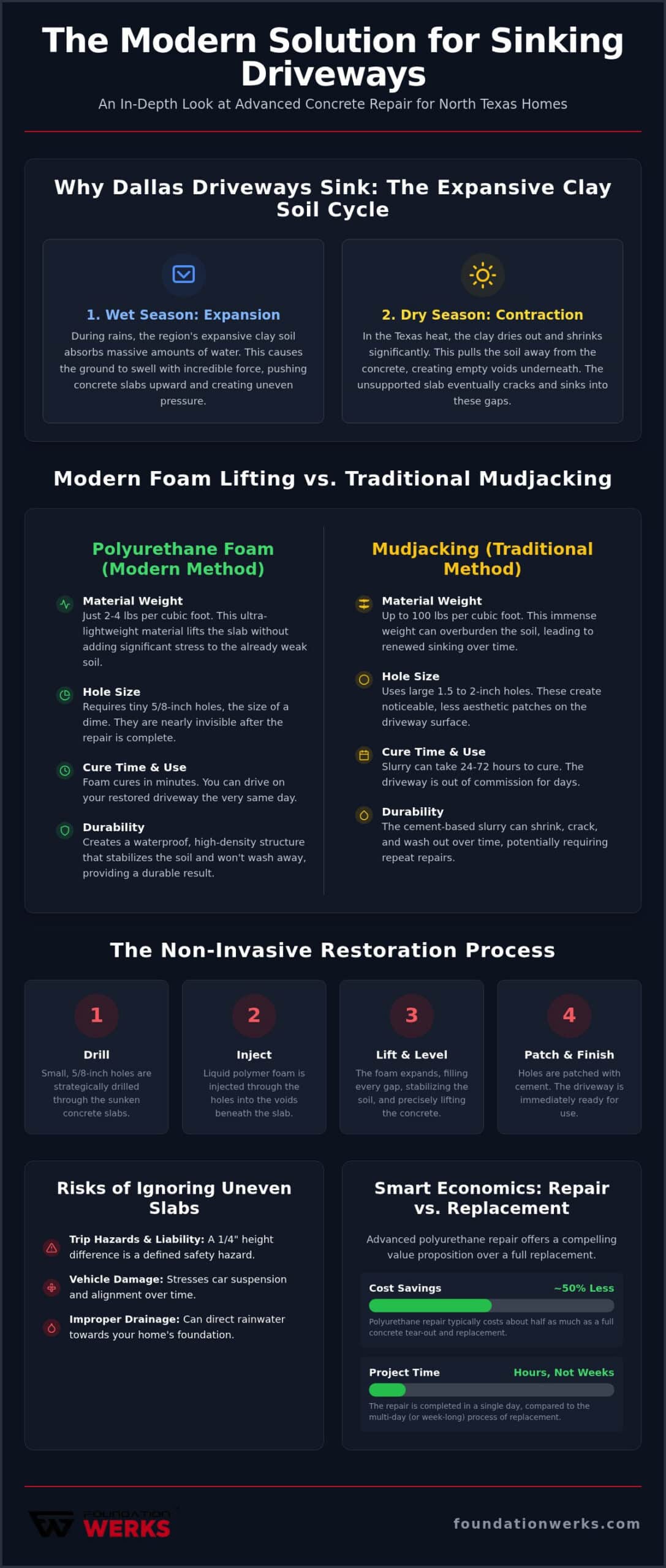 Driveway Repair in Dallas: The 2026 Guide to Durable Concrete Restoration