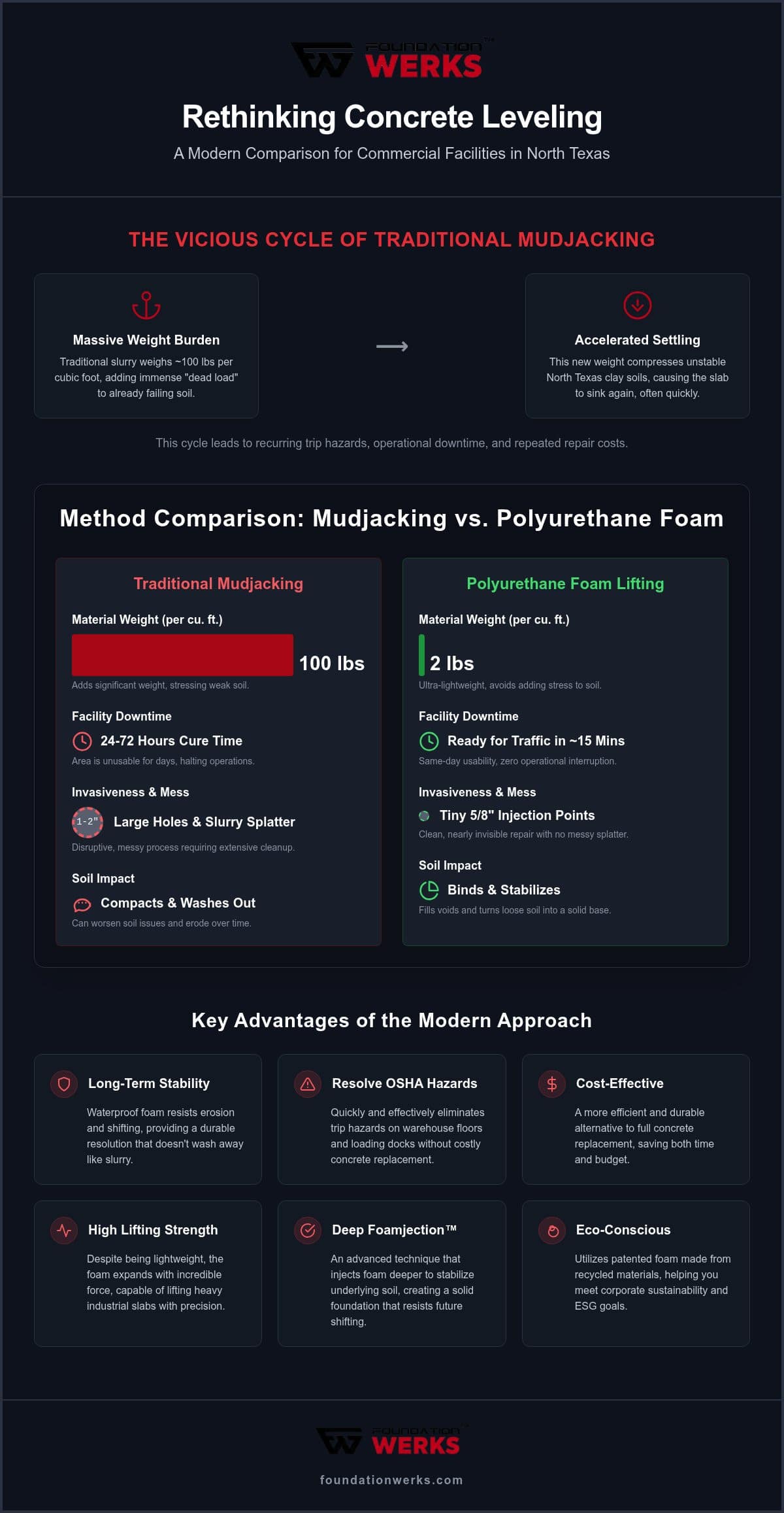 Commercial Mudjacking Alternatives: 2026 Manager's Guide