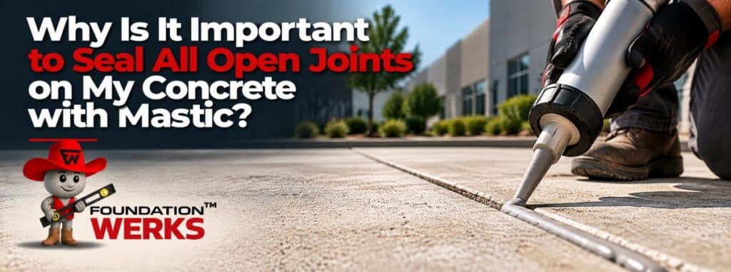 Why Is It Important to Seal All Open Joints on My Concrete with Mastic?