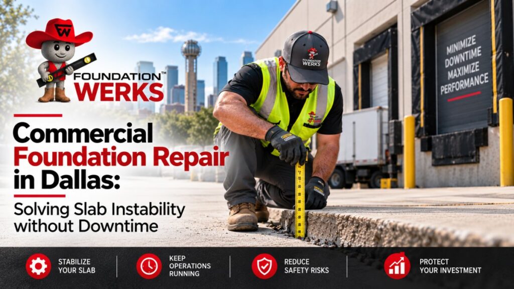Commercial Foundation Repair in Dallas: Solving Slab Instability Without Downtime