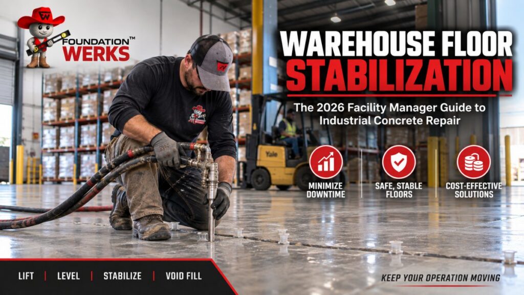 Warehouse Floor Stabilization: The 2026 Facility Manager Guide to Industrial Concrete Repair