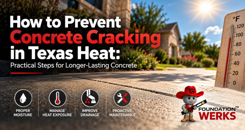 How to Prevent Concrete Cracking in Texas Heat: Practical Steps for Longer-Lasting Concrete