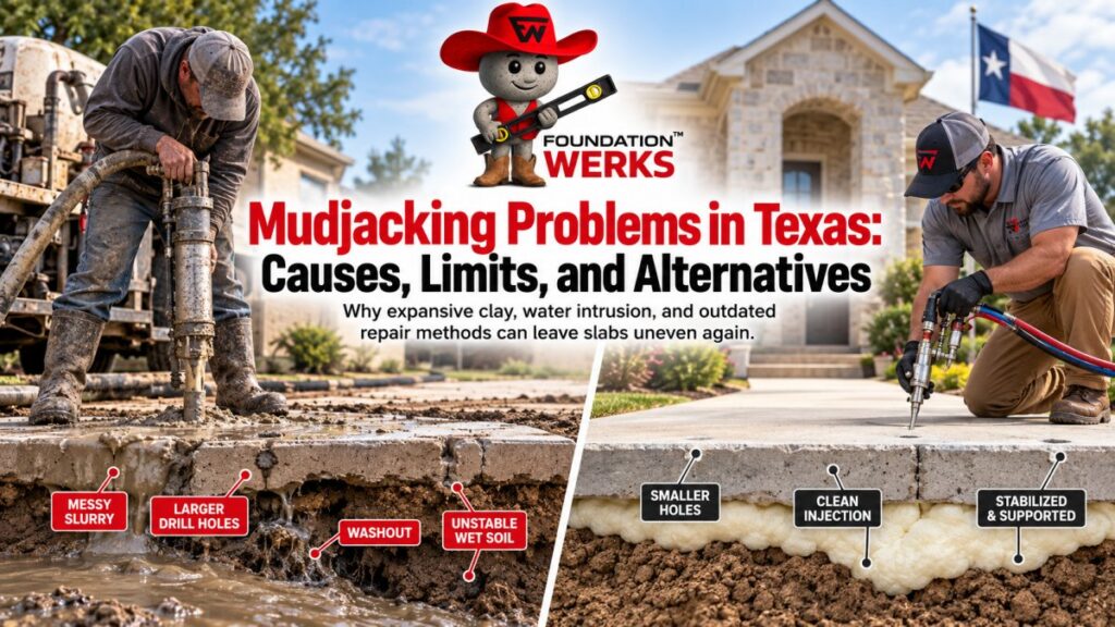 Mudjacking Problems in Texas: Causes, Limits, and Alternatives
